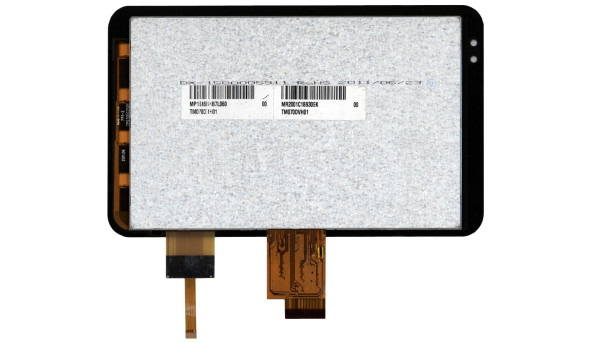 Матриця для планшета 7", Normal (стандарт), 60 pin (знизу по центру), 1024x600, Світлодіодна (LED), з тач скрином, без кріплень, глянсова, Tianma (AVIC), TM070DVH01 WT