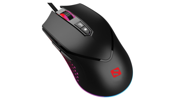 Мишка Sandberg Azazinator Mouse 6400 RGB, ігрова, 6400dpi., 7кн.Huano чорна - 571384