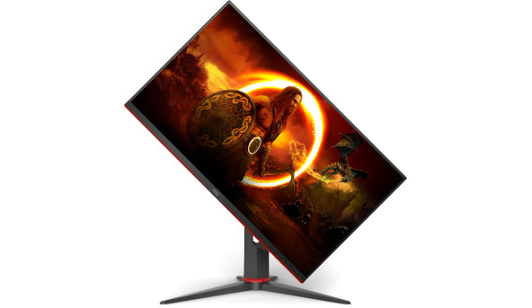 TFT 27" AOC 27G2SPU/BK, IPS, 165Гц, 1 мс, VGA, 2х HDMI, DP, USB-hub, HAS, Pivot, колонки - 571454
