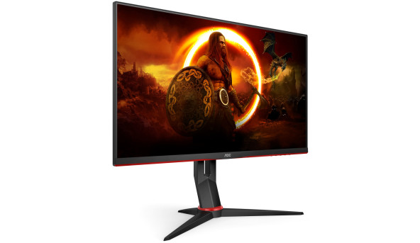 TFT 27" AOC 27G2SPU/BK, IPS, 165Гц, 1 мс, VGA, 2х HDMI, DP, USB-hub, HAS, Pivot, колонки - 571454