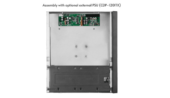Корпус Chieftec COMPACT IX-06B-OP mATX, без БЖ, SLIM FF - 571498