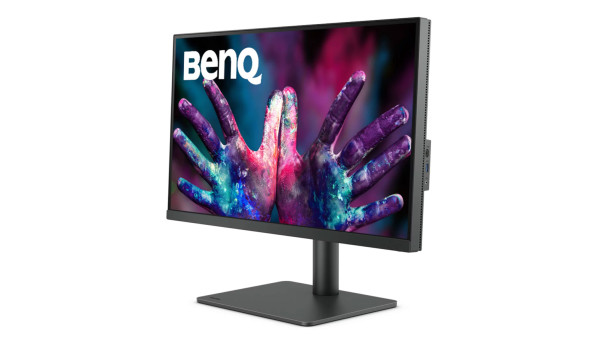 TFT 27" BenQ PD2705U, 4K UHD, IPS, 99% sRGB, HDMI, DP, USB-C, USB-hub, HAS, колонки, темно-сірий - 571628