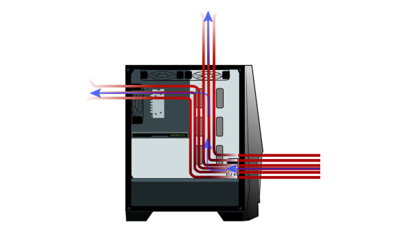 Корпус Xilence XILENT BLAST ARGB X505.ARGB 2xUSB3.0, 2xARGB FAN 12cm, без БЖ ATX - 571775