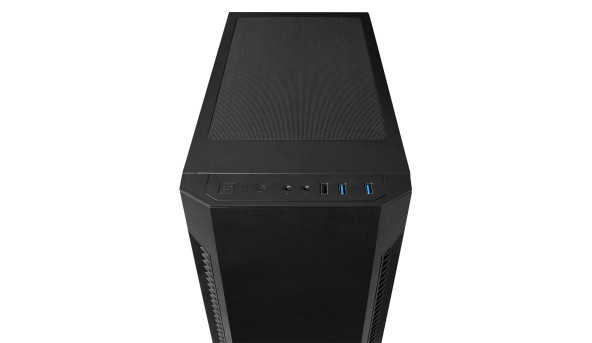 Корпус Chieftec ELOX AS-01B-OP ATX, без БЖ, Black - 571811