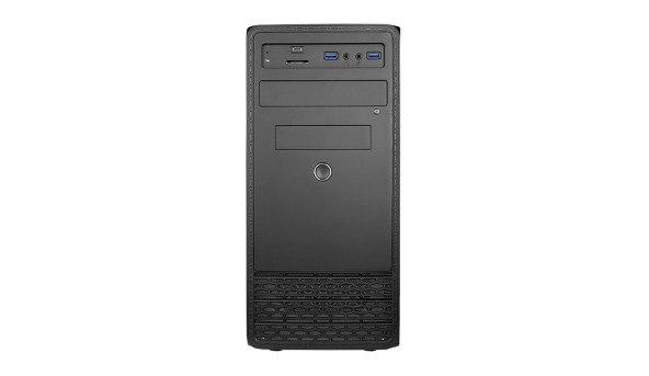 Корпус Chieftec UNI UB-03B-350GPB 350W 2xUSB3.0+1xType-C, SD Card reader, mATX, Black - 571814