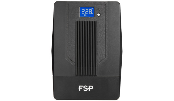 ДБЖ FSP IFP1500, 1500ВА/900Вт, Schuko*2+IEC C13*2+USB+USB Cable, LCD, AVR, Black