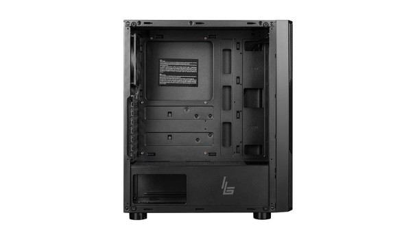 Корпус LogicConcept AGIR MESH+GLASS fan 120mm BLACK без БЖ ATX - 571865