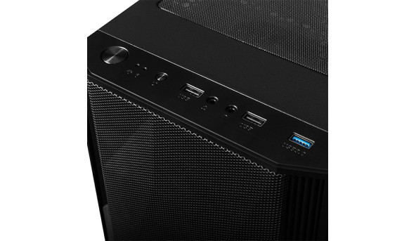 Корпус LogicConcept AGIR MESH+GLASS fan 120mm BLACK без БЖ ATX - 571865