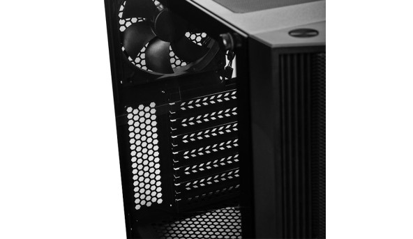 Корпус LogicConcept AGIR MESH+GLASS fan 120mm BLACK без БЖ ATX - 571865