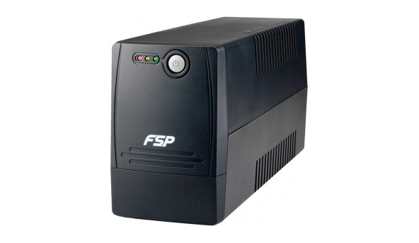 ДБЖ FSP FP1000, 1000ВА/600Вт, Line-Int, IEC*4, USB/RJ45, AVR, Black