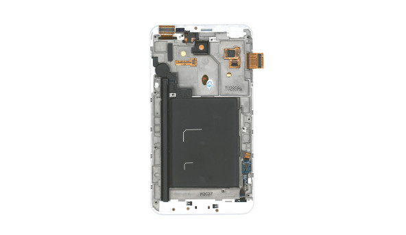 Матриця з тачскріном (модуль) Samsung Galaxy Note 1 GT-N7000 білий з рамкою