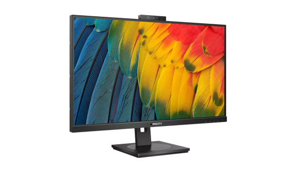 TFT 23.8" Philips 24B1U5301H, FHD, IPS, 75Гц, HDMI, DP, USB-C, RJ-45, USB-hub, webcam, HAS, Pivot - 571938