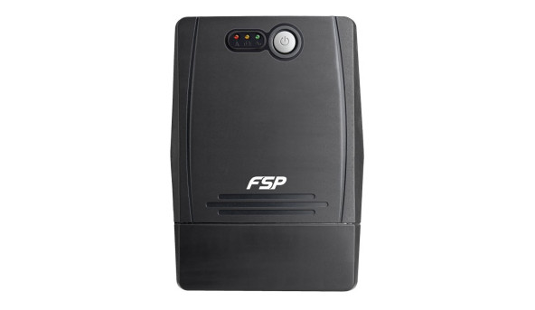 ДБЖ FSP FP2000, 2000ВА/1200Вт, Line-Int, USB/45, 4 шт*SCHUKO, AVR, Black