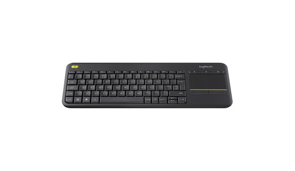 Клавіатура Logitech K400Plus, бездротова, чорна - 572219