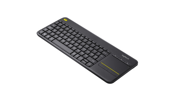 Клавіатура Logitech K400Plus, бездротова, чорна - 572219