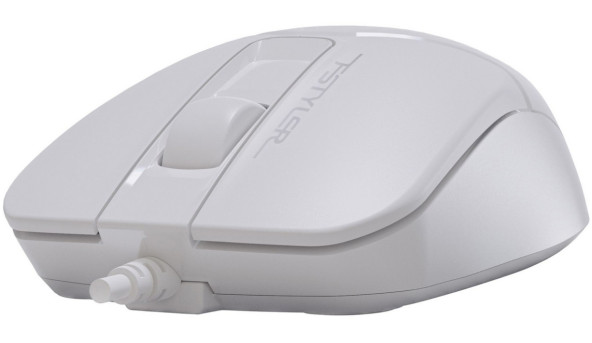Мишка A4-Tech Fstyler FM12S безшумна,  USB, біла