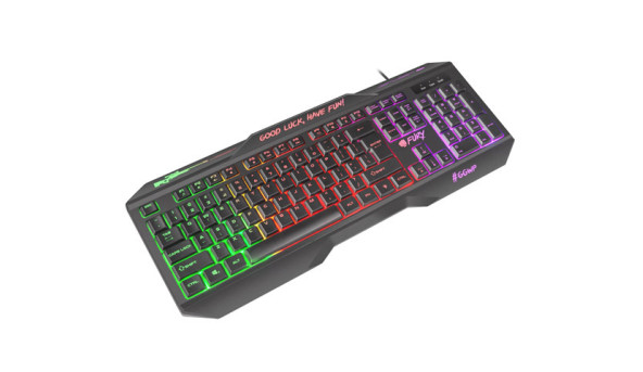 Клавіатура ігрова Fury Hellfire 2 LED Backlight 104 USB чорна - 572353
