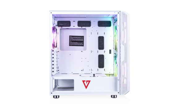 Корпус Modecom AMIRANI WHITE fans 4x120mm, без БЖ ATX - 572477