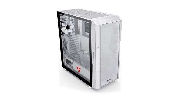 Корпус Modecom AMIRANI WHITE fans 4x120mm, без БЖ ATX - 572477