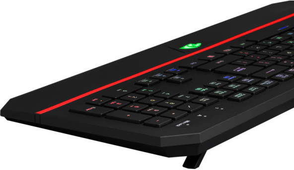Клавіатура Redragon Karura2, ігрова, RGB, підставка, UKR, USB - 572489