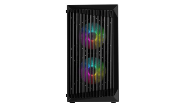 Корпус LogicConcept ATOS MESH+GLASS ARGB fans 3x120mm BLACK без БЖ mATX - 572511
