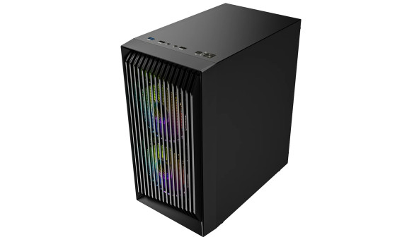 Корпус LogicConcept ATOS MESH+GLASS ARGB fans 3x120mm BLACK без БЖ mATX - 572511