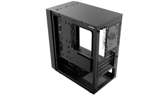 Корпус LogicConcept ATOS MESH+GLASS ARGB fans 3x120mm BLACK без БЖ mATX - 572511