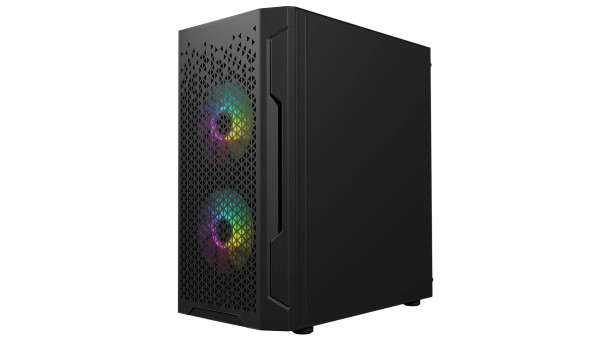 Корпус LogicConcept ARAMIS MESH+GLASS ARGB fans 3x120mm BLACK без БЖ mATX - 572514