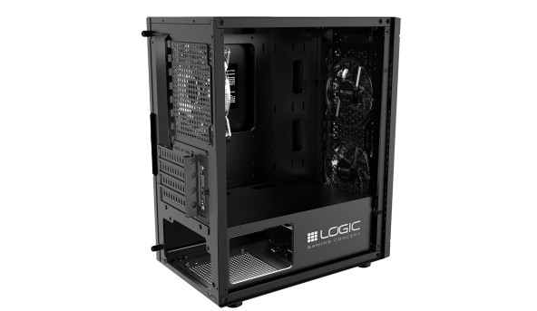Корпус LogicConcept ARAMIS MESH+GLASS ARGB fans 3x120mm BLACK без БЖ mATX - 572514