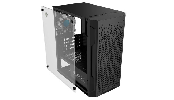 Корпус LogicConcept ARAMIS MESH+GLASS ARGB fans 3x120mm BLACK без БЖ mATX - 572514