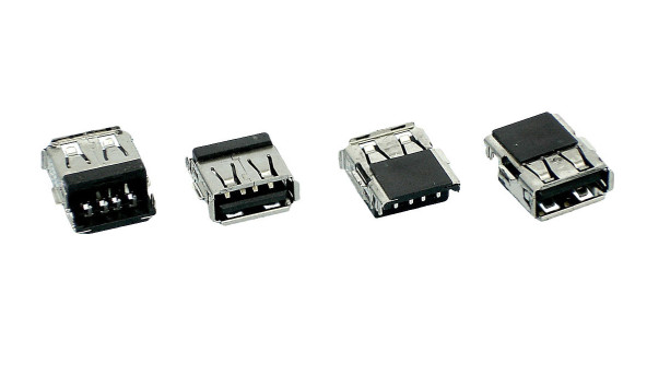 Разъем для ноутбука USB №78. Разъем USB Type A, нанесена маркировка SUYIN