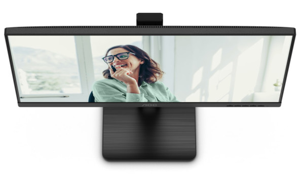 TFT 23.8" AOC 24P3CV, IPS, 75Hz, HDMI, DP,  USB-С, RJ-45, USB-hub, HAS, Pivot, колонки, чорний - 572697