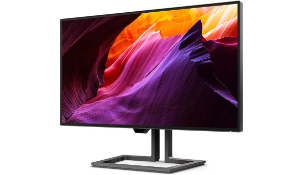 TFT 27" Philips 27B1U7903, 4K UHD, IPS, HDMI, DP, USB-C, RJ-45, USB-hub, HAS, Pivot, колонки, чорний - 572815