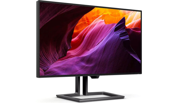 TFT 27" Philips 27B1U7903, 4K UHD, IPS, HDMI, DP, USB-C, RJ-45, USB-hub, HAS, Pivot, колонки, чорний - 572815