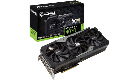 GeForce RTX4070 Ti Inno3D iChill X3, 12GB GDDR6X, 192bit, PCI Express - 572918