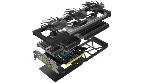 GeForce RTX4070 Inno3D X3 OC, 12GB GDDR6X, 192bit, PCI Express - 573005