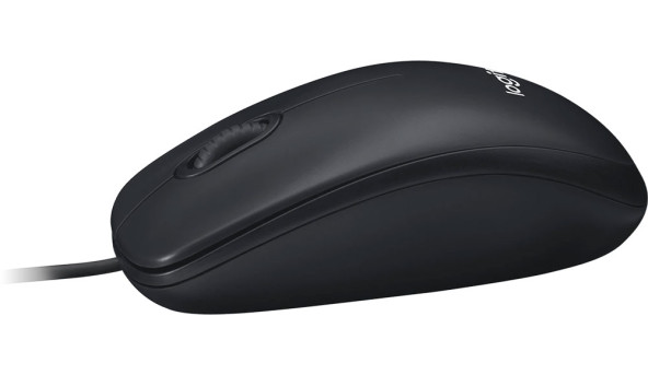Мишка Logitech M100, 3кн., 1000 dpi, чорна - 573120