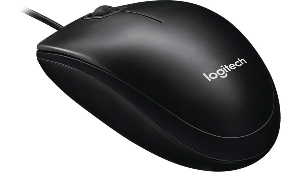 Мишка Logitech M100, 3кн., 1000 dpi, чорна - 573120