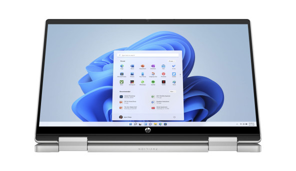 HP Pavilion x360 14-ek1008ua 14" FHD IPS Ts/i5-1335U (4.6)/8Gb/SSD512Gb/Int IrX/Підсв/DOS/Сріблястий - 573136
