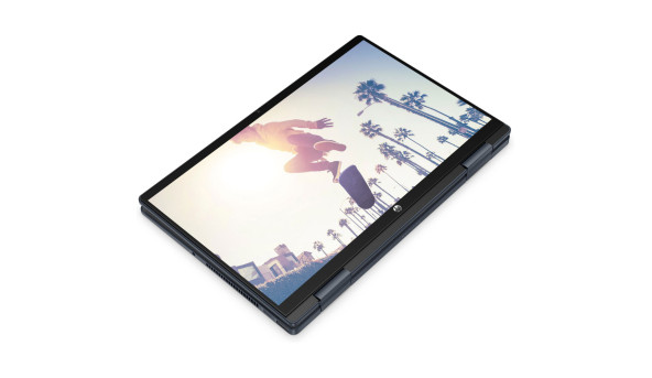 HP Pavilion x360 14-ek1004ua 14" FHD IPS Ts/i7-1355U (5.0)/16Gb/SSD1Tb/Intel Iris X/Підсв/DOS/Синій - 573150