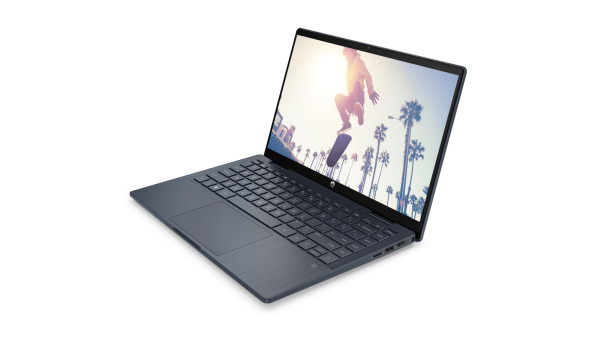HP Pavilion x360 14-ek1004ua 14" FHD IPS Ts/i7-1355U (5.0)/16Gb/SSD1Tb/Intel Iris X/Підсв/DOS/Синій - 573150