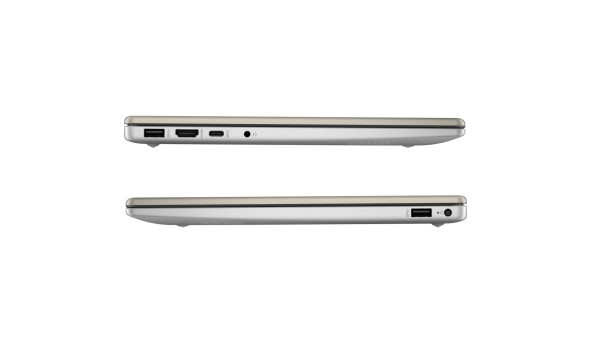HP 14-ep0020ua 14" FHD IPS, 250n/Intel N200 (3.7)/8Gb/SSD512Gb/Intel UHD/Підсв/DOS/Золотистий - 573160