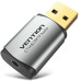 Звукова плата USB Vention Audio USB - 1х3,5 мм jack 4pin Metal (OMTP-CTIA)