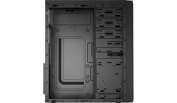 Корпус LogicConcept L1 USB 3.0x2+2.0x1 BLACK без БЖ ATX - 573257