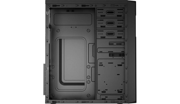 Корпус LogicConcept L2 USB 3.0x2+2.0x1 BLACK без БЖ ATX - 573260