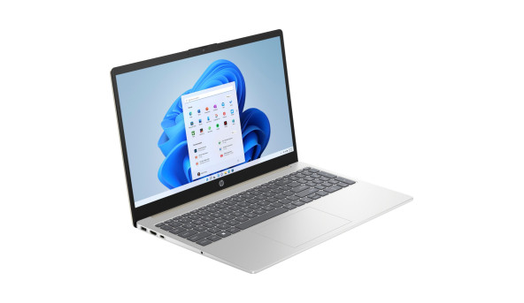 HP 15-fd0044ua 15.6" FHD IPS, 250n/N200 (3.7)/8Gb/SSD256Gb/Int UHD/Підсв/W11H6 SL/Золотистий - 573290