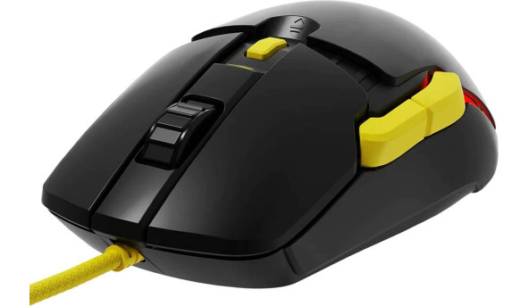 Мишка Modecom Jager Volcano, ігрова, 12400dpi., 7кн.,RGB, Hot-Swap, custom., чорна - 573306