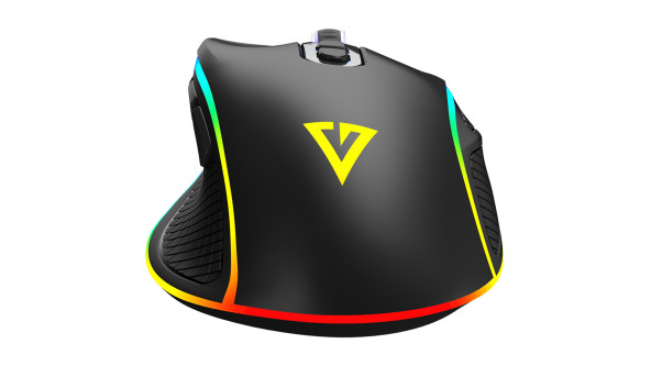 Мишка  Modecom Veles Volcano, ігрова, 12800dpi., 8кн.,RGB, чорна