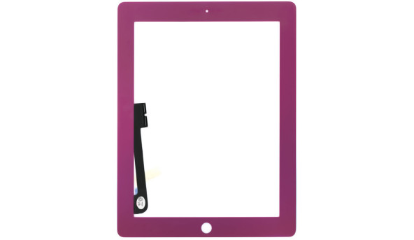 Тачскрін (Сенсорне скло) для планшета Apple iPad 3 A1416, A1430, A1403, A1458, A1459, A1460 фіолетовий