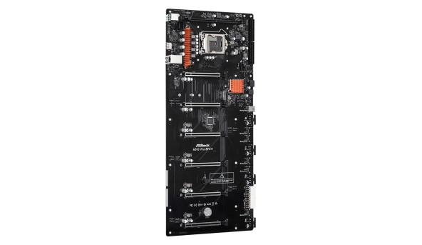 ASRock H510 Pro BTC+/REF (1200/H510, DDR4, 6xPCIex16, HDMI, 1xSATAІІІ, M.2, GLan, 501мм*224мм)